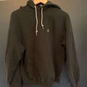 Black Champion Hoodie Size M